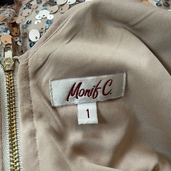 champagne Sequin Dress - Picture 5 of 5